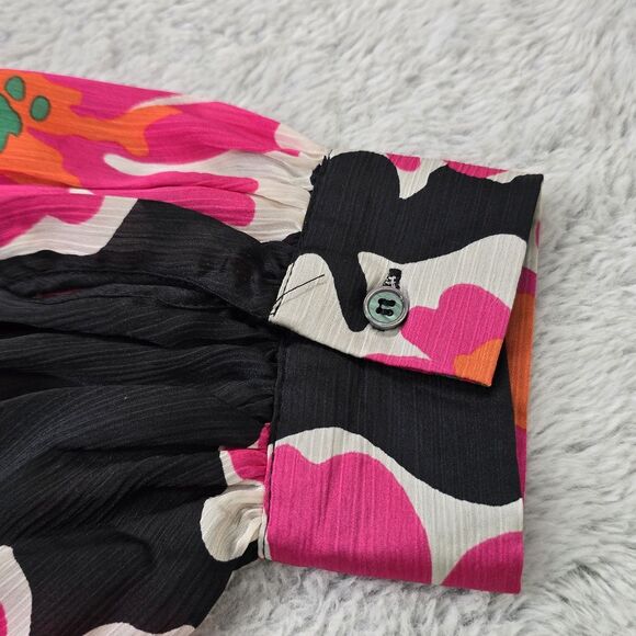 Anthropologie Azel Hazel Haze Blouse size M Floral Feminine - Picture 11 of 14